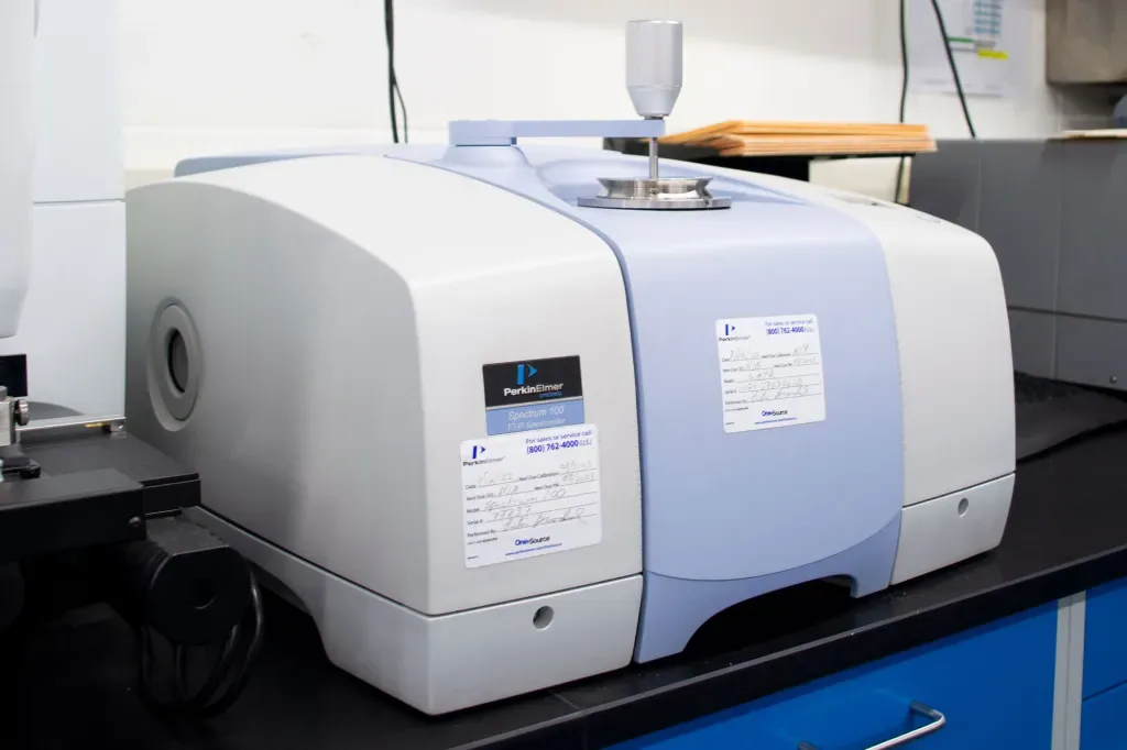 FTIR analytical equipment used for PKG quality control